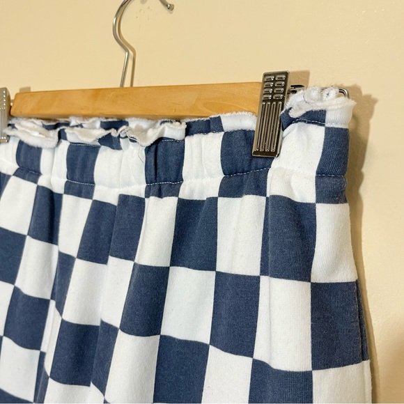 Grayson Threads Checkered Cropped Wide Leg Sweatpants - Picture 3 of 11